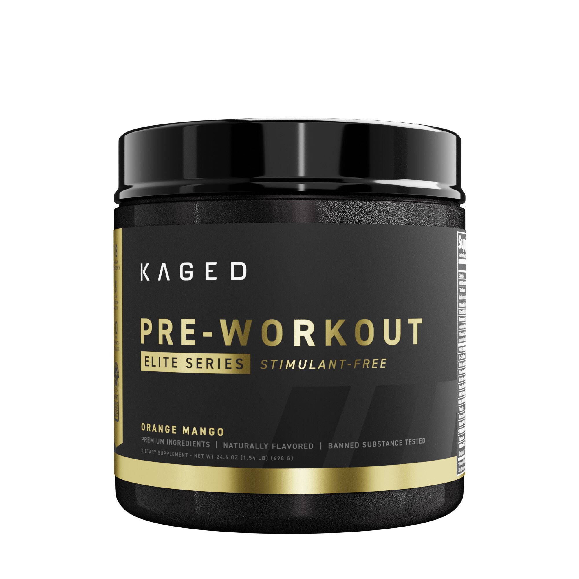 Elite Series Stim Free Pre Workout Orange Mango 20 servings